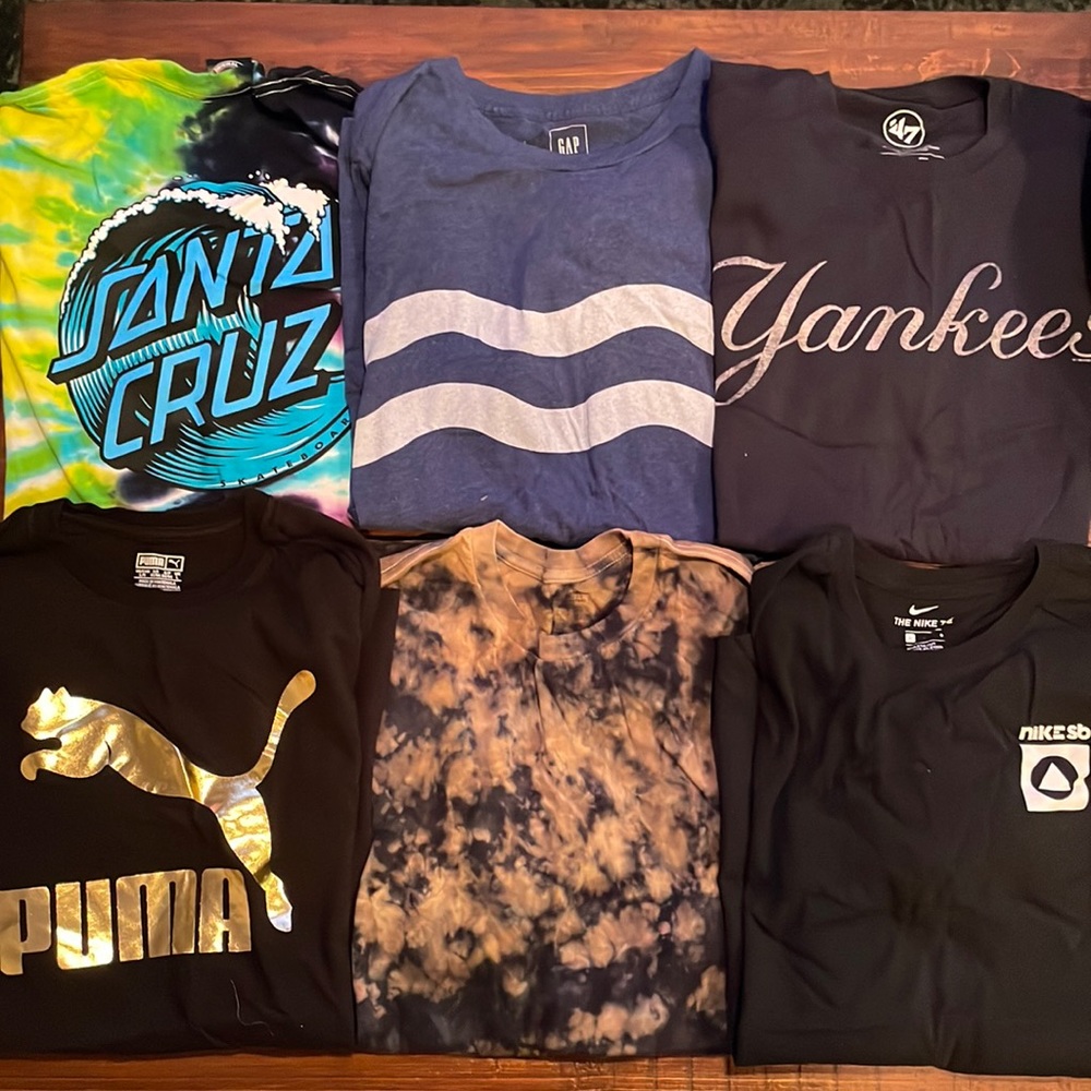 Lot of 6 Mens tees